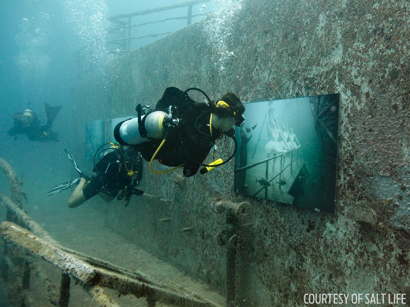 Underwater art exhibit to be attached to the USNS Vadengerg