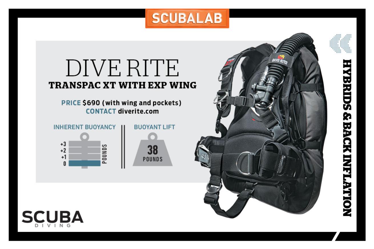 DIVE RITE - TRANSPAC XT WITH EXP WING BC