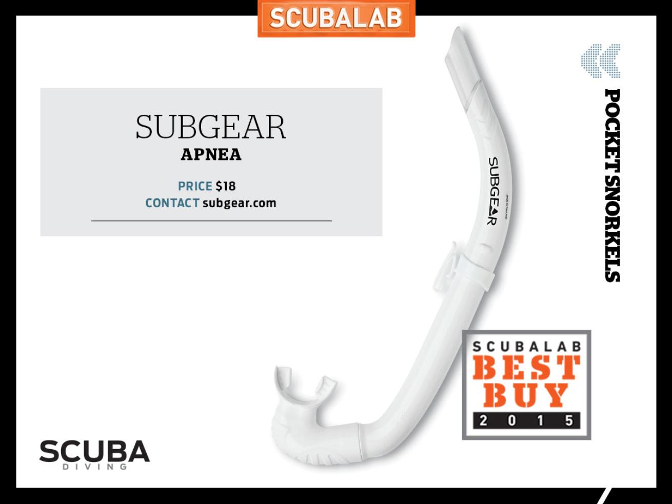 SUBGEAR Apnea Snorkel