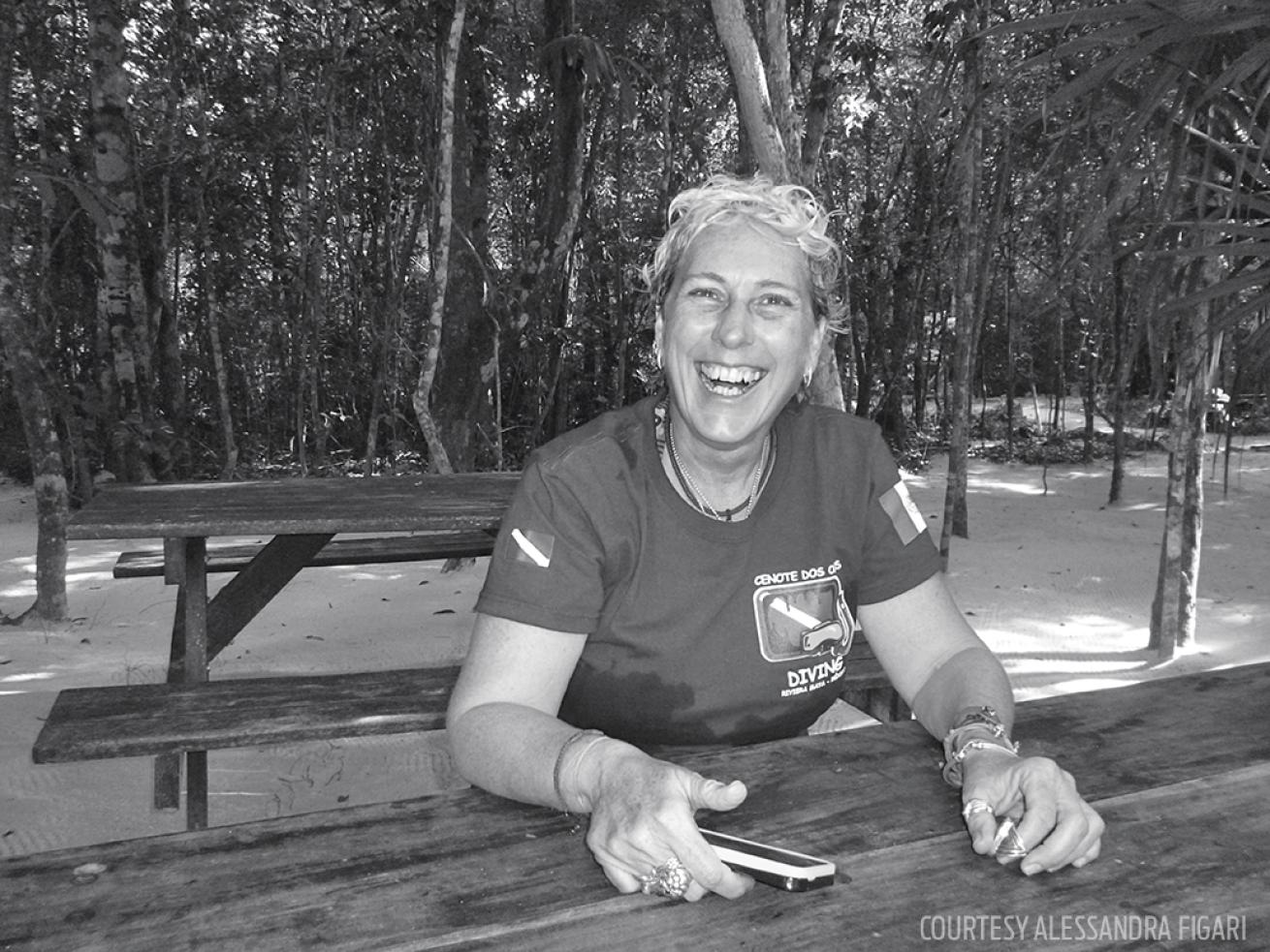 Cave Diving Instructor Alessandra Figari