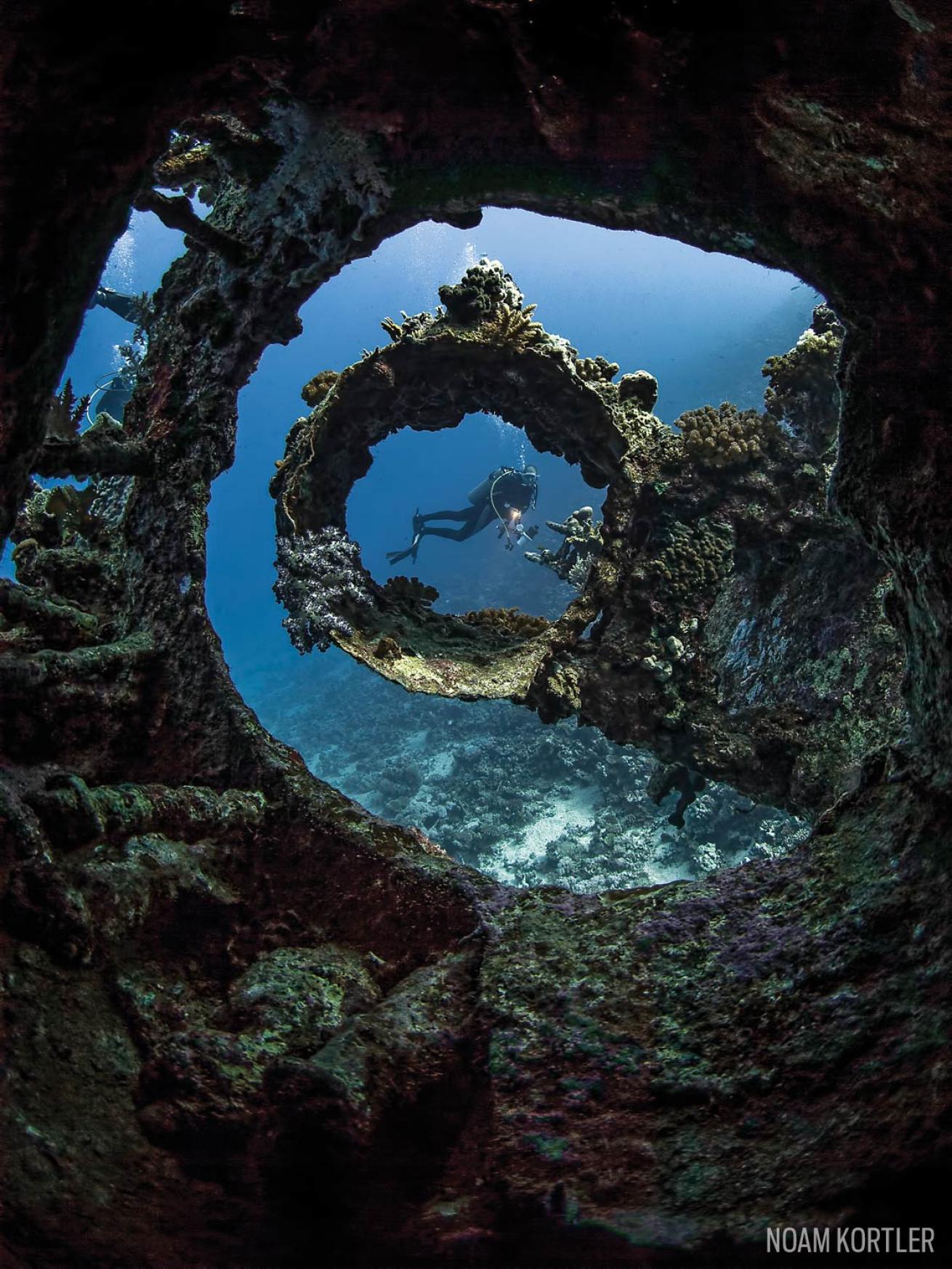 carnatic shipwreck red sea underwater scuba diver