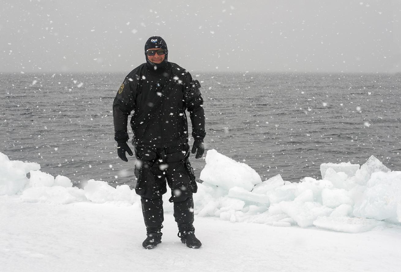 Daniel Botelho in the High Arctic