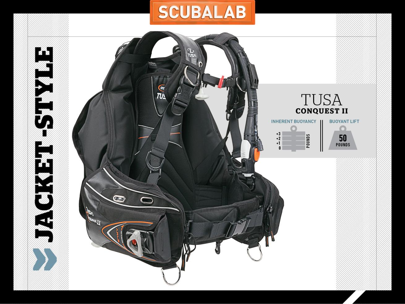 Scuba Diving BC review Tusa Conquest II