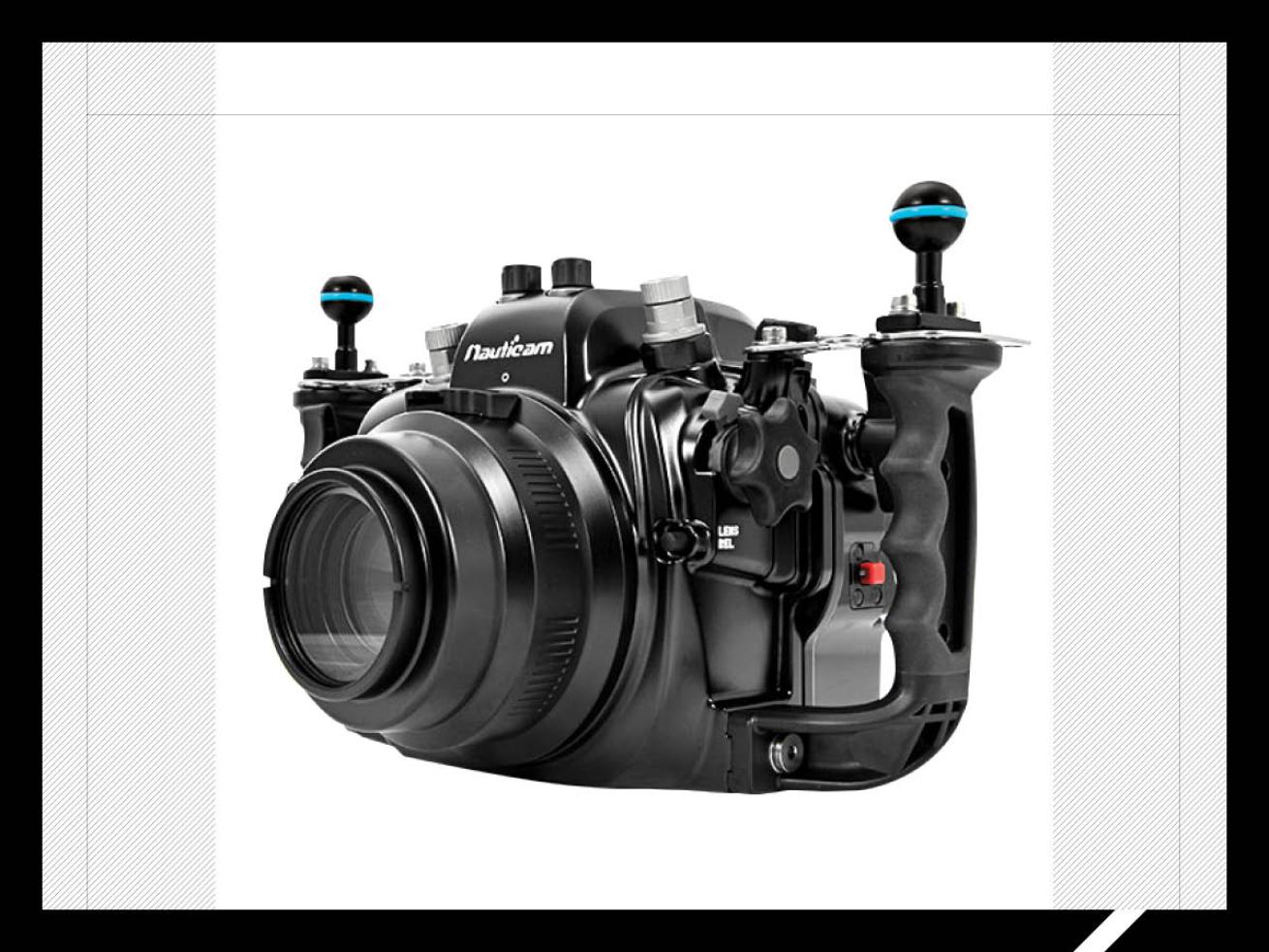 Canon EOS 5D Mark III camera and Nauticam underwater housing.