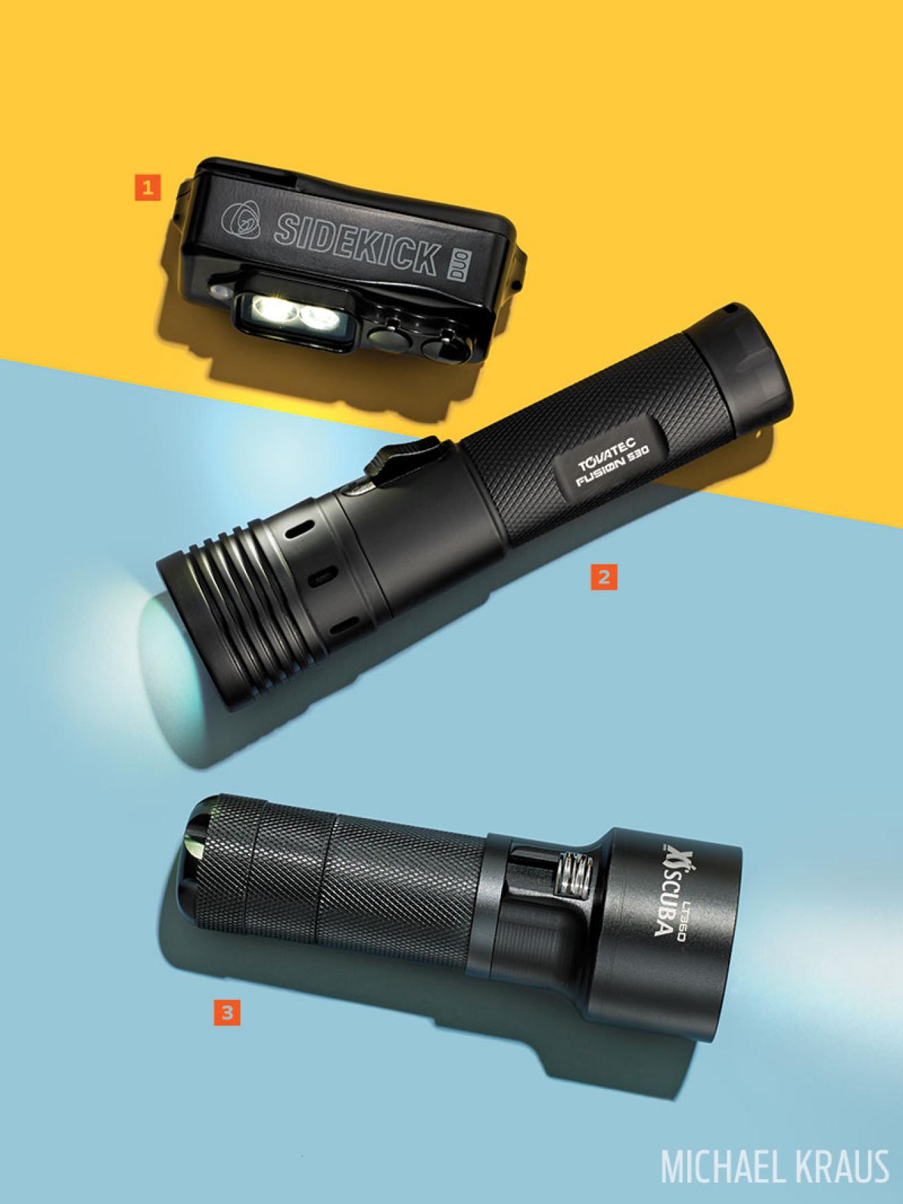 Best dive lights 2016 — Light and Motion, Tovatec and XS Scuba