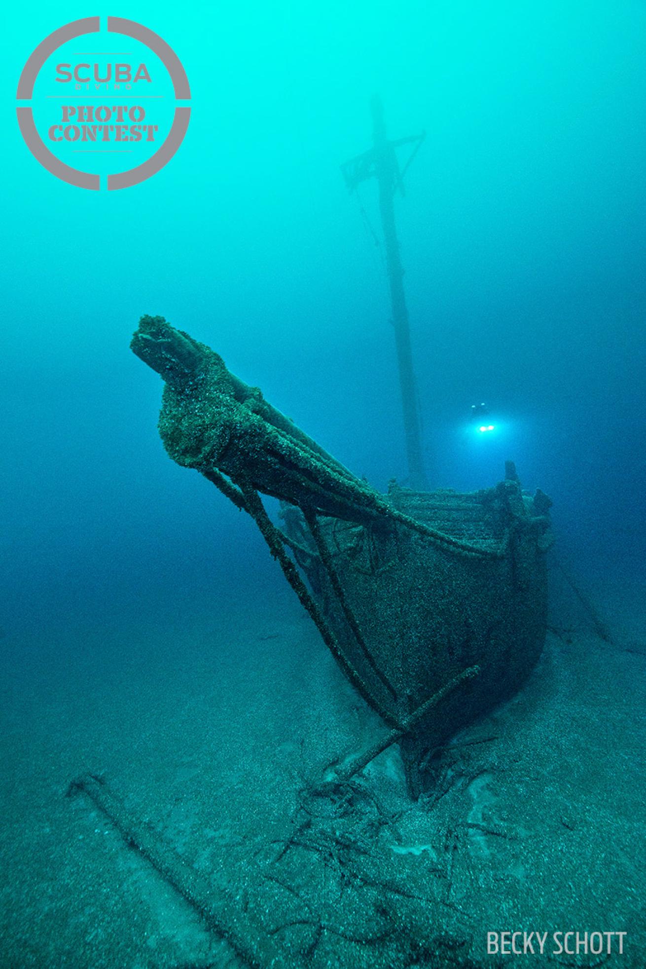 Shipwreck Underwater Scuba Diving Photo