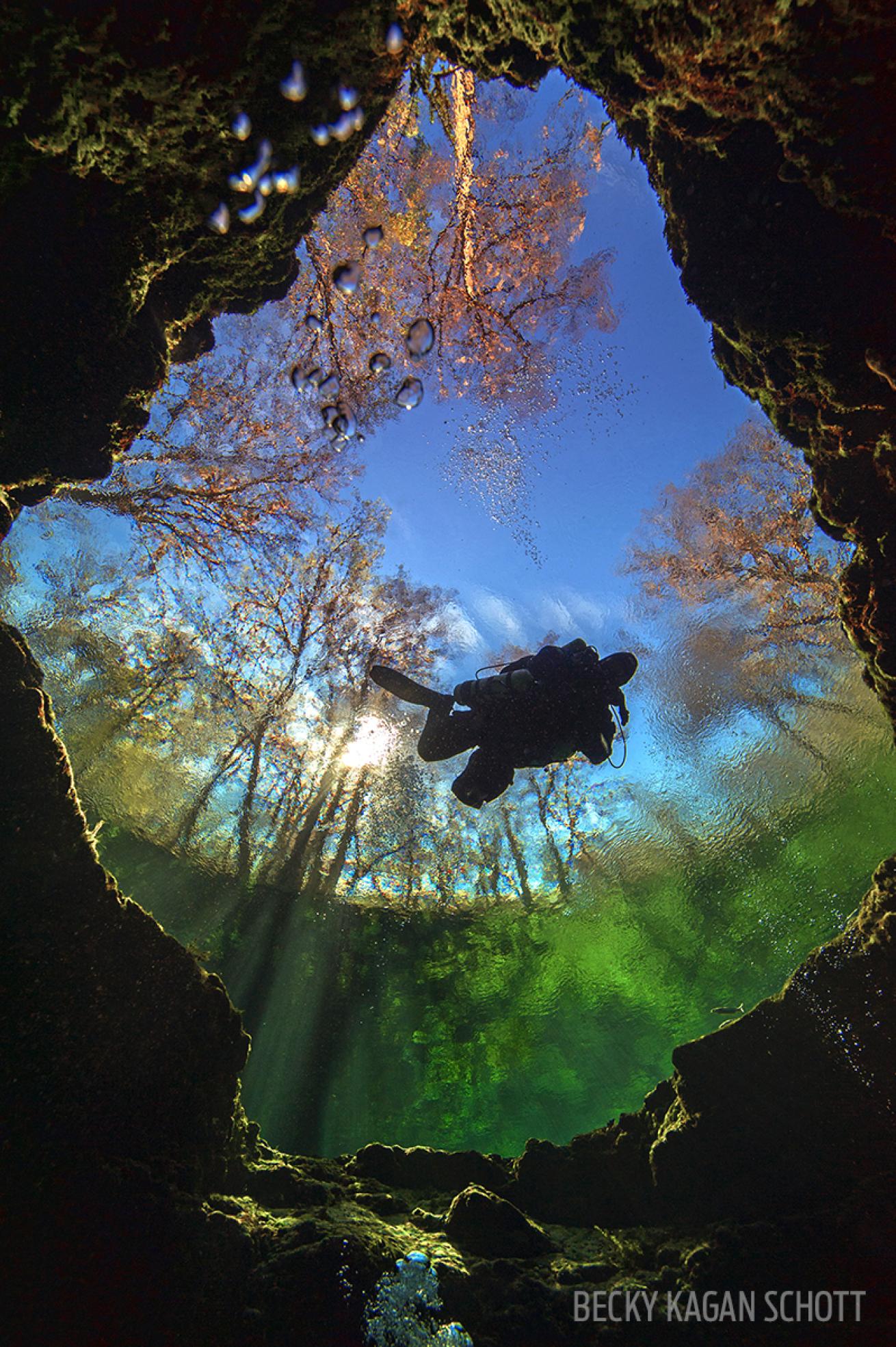 Best cave and cavern diving North America Florida