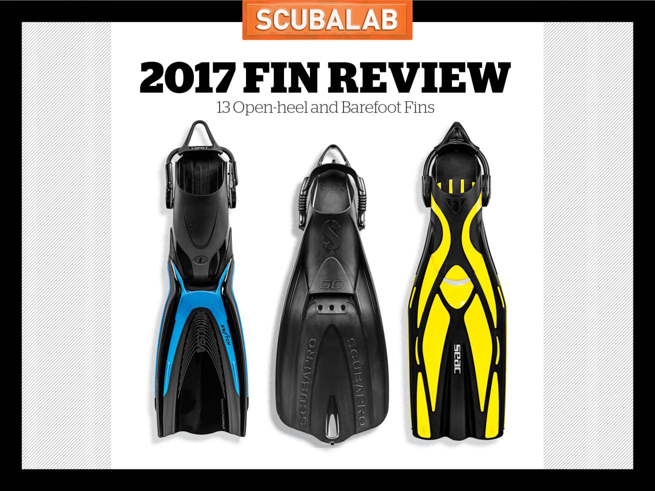 ScubaLab 2017 Scuba Diving Fin Gear Review and Test