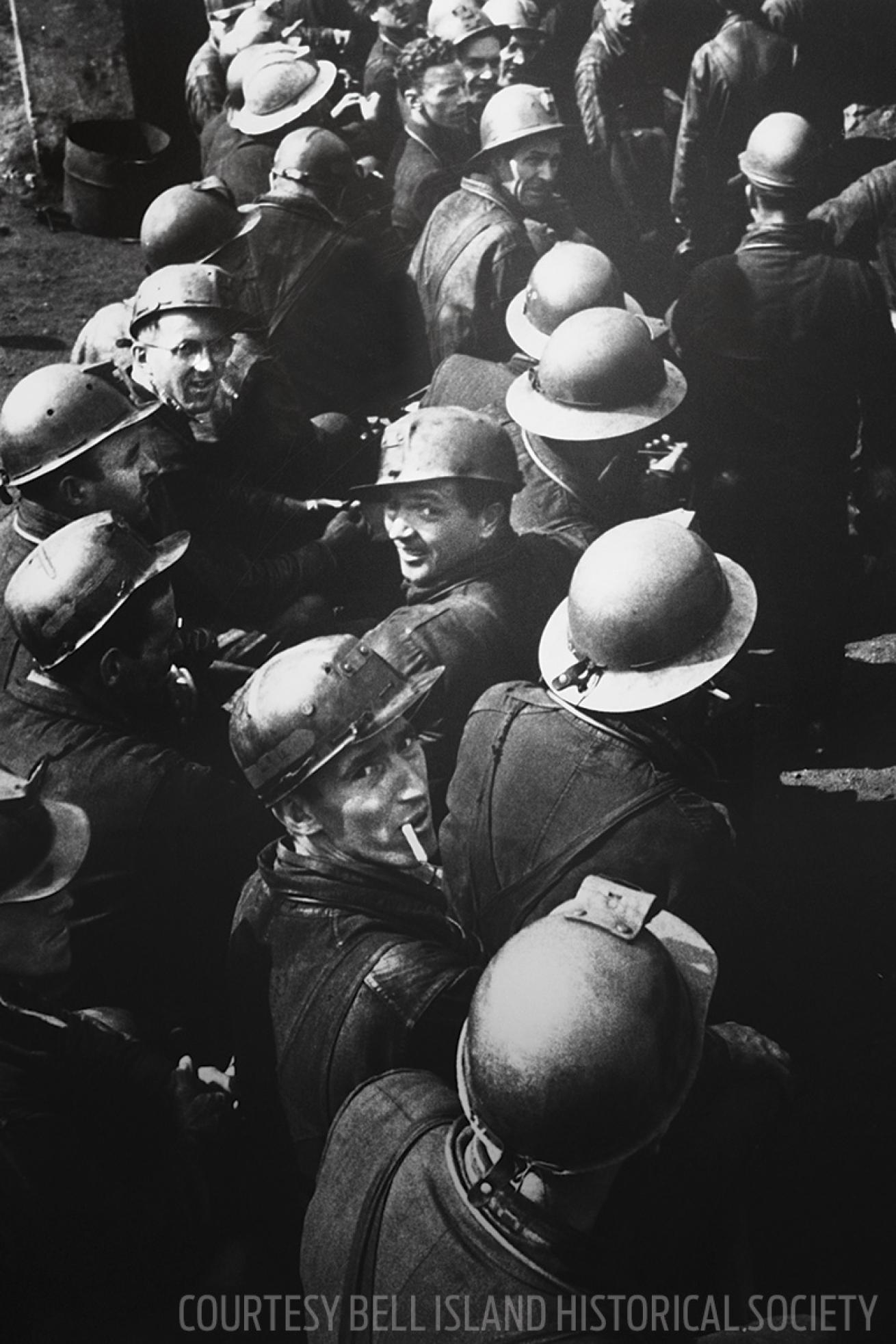 Bell Island Mine miners historical photo