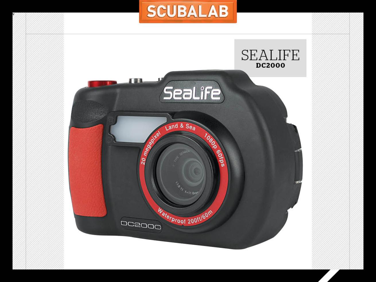 Sealife DC2000 underwater camera ScubaLab photography gear