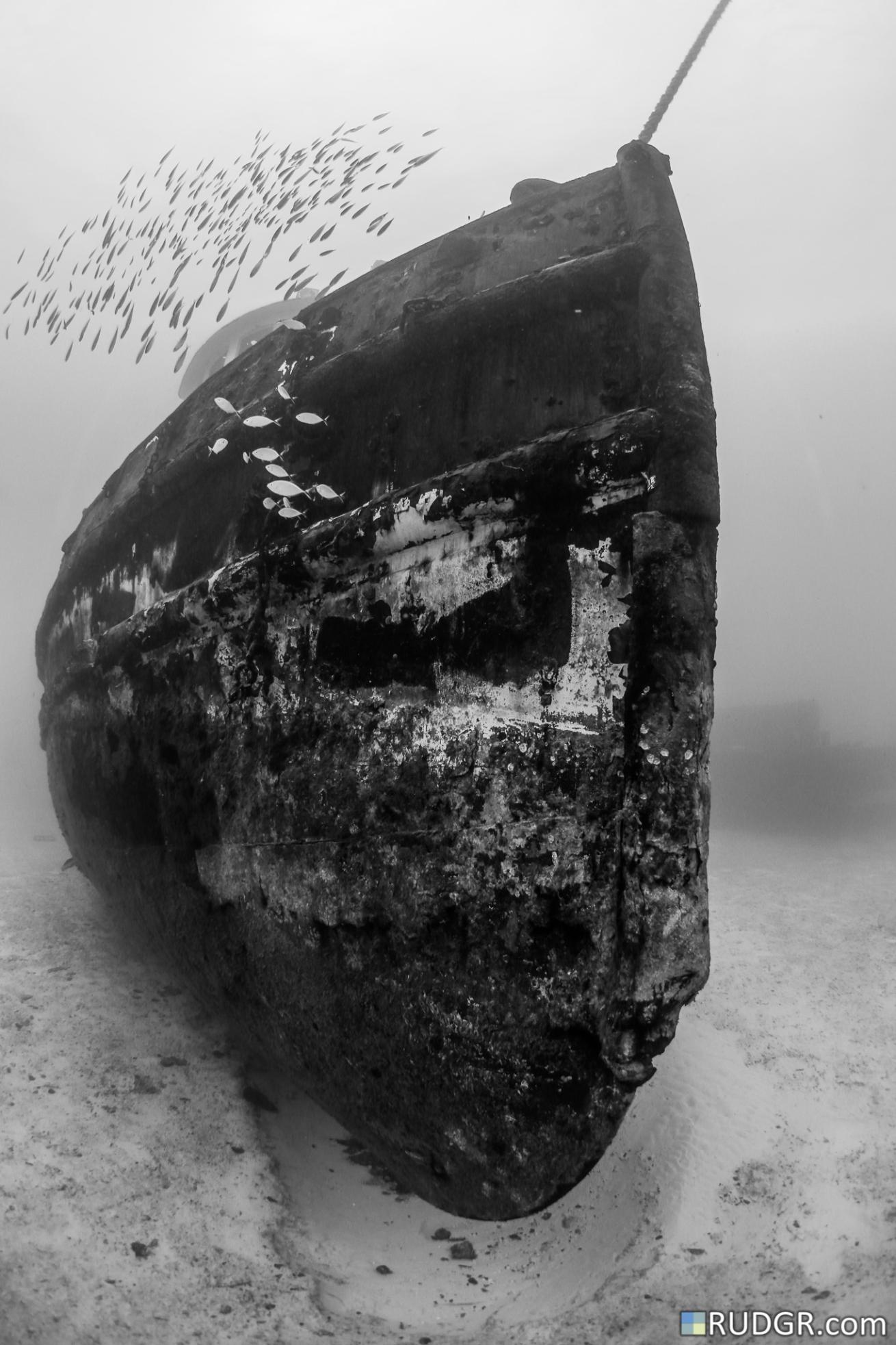shipwrecks in Bimini, Bahamas 