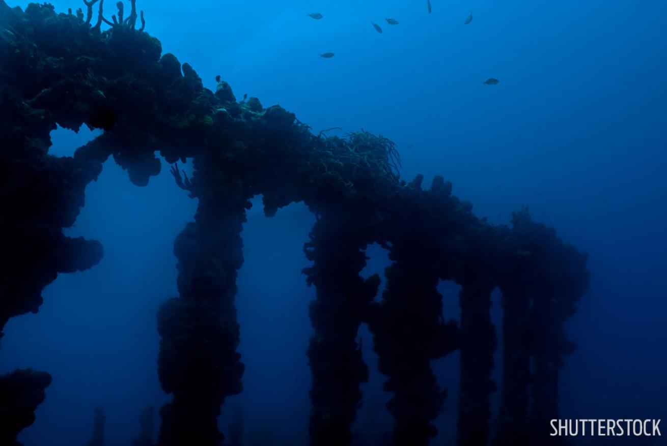 Rhone Caribbean shipwreck BVI scuba diving