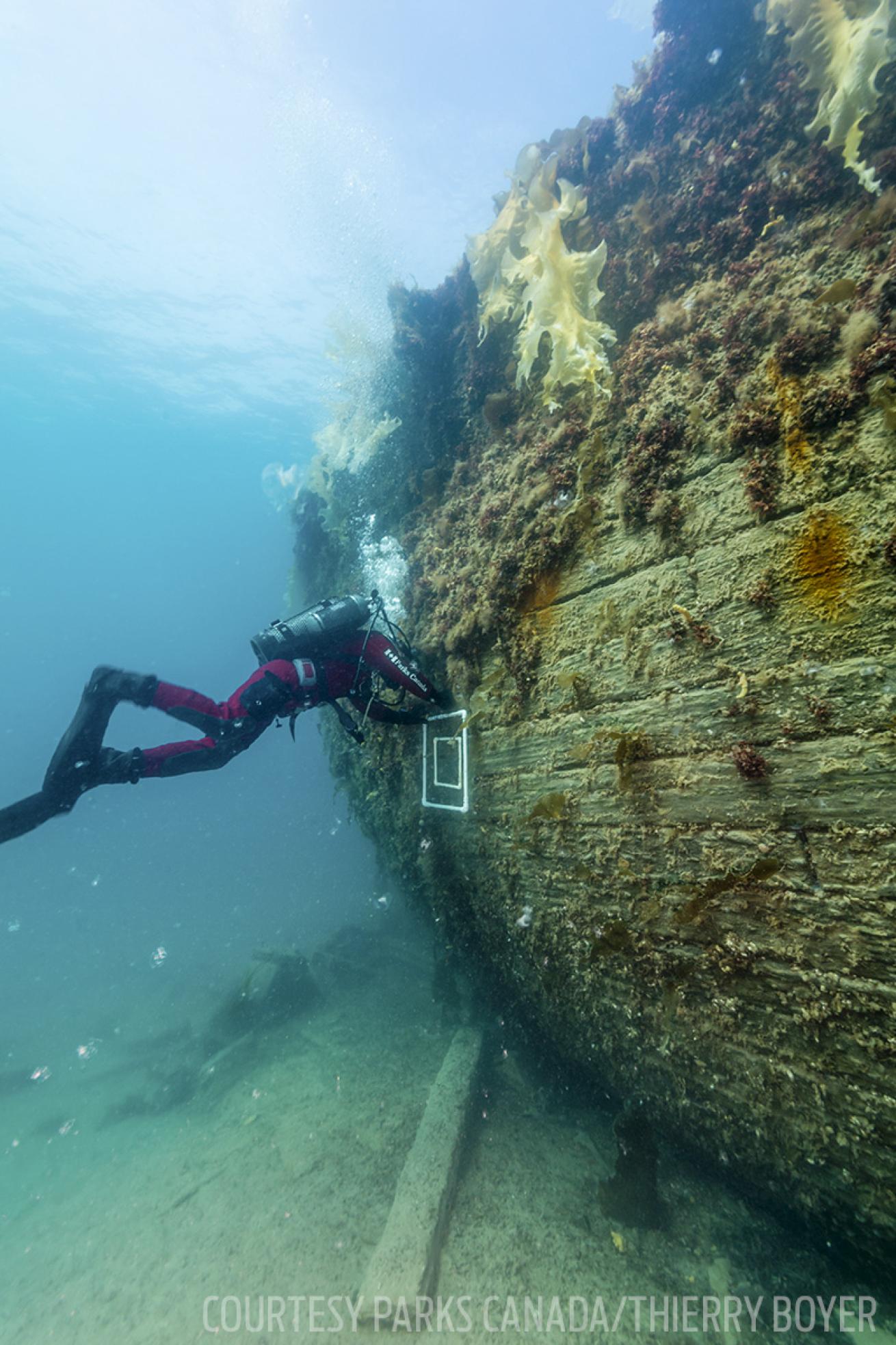 HMS Terror Erebus shipwreck underwater archaeological survey