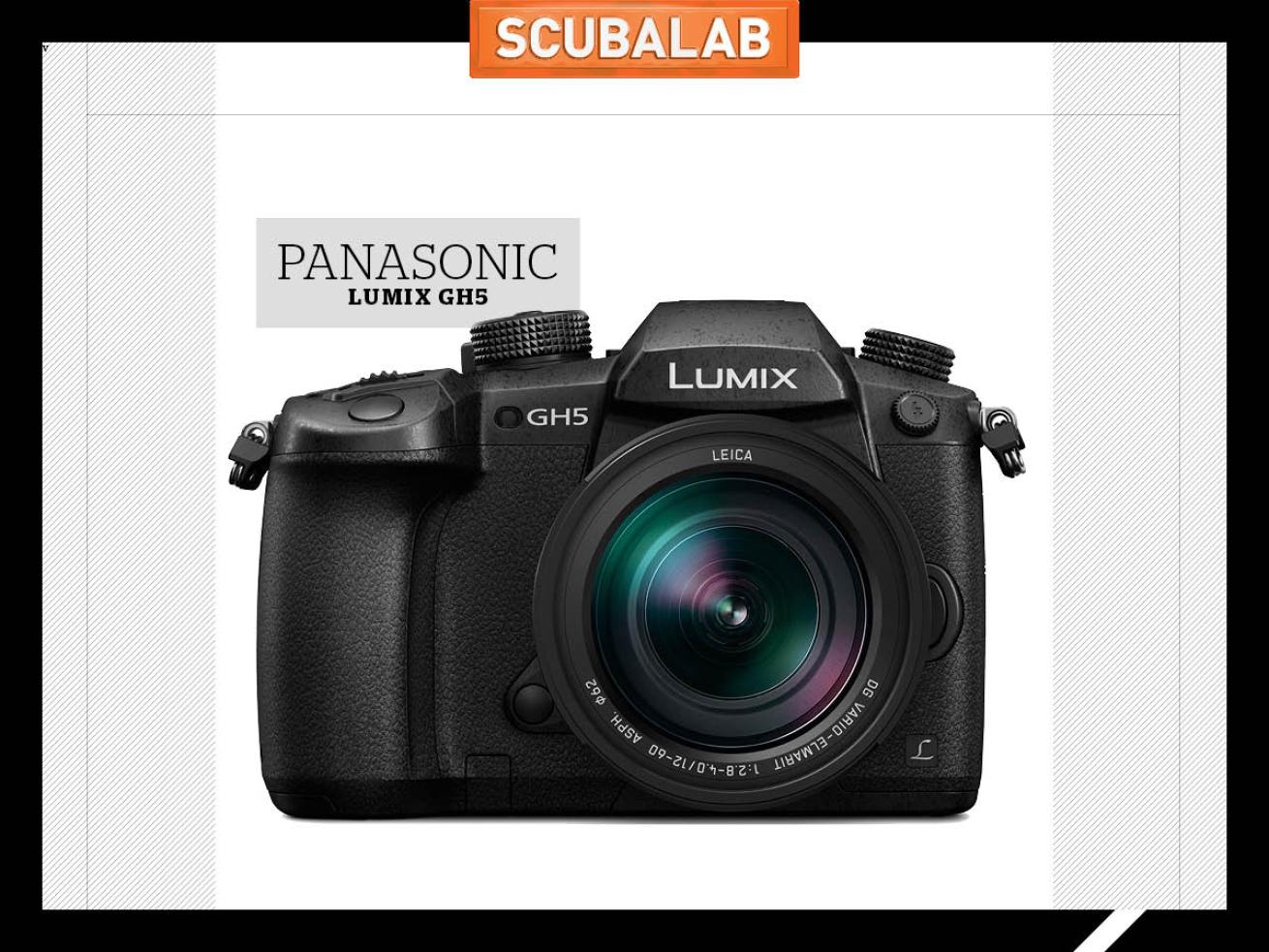 Panasonic Lumix GH5 camera for underwater photography