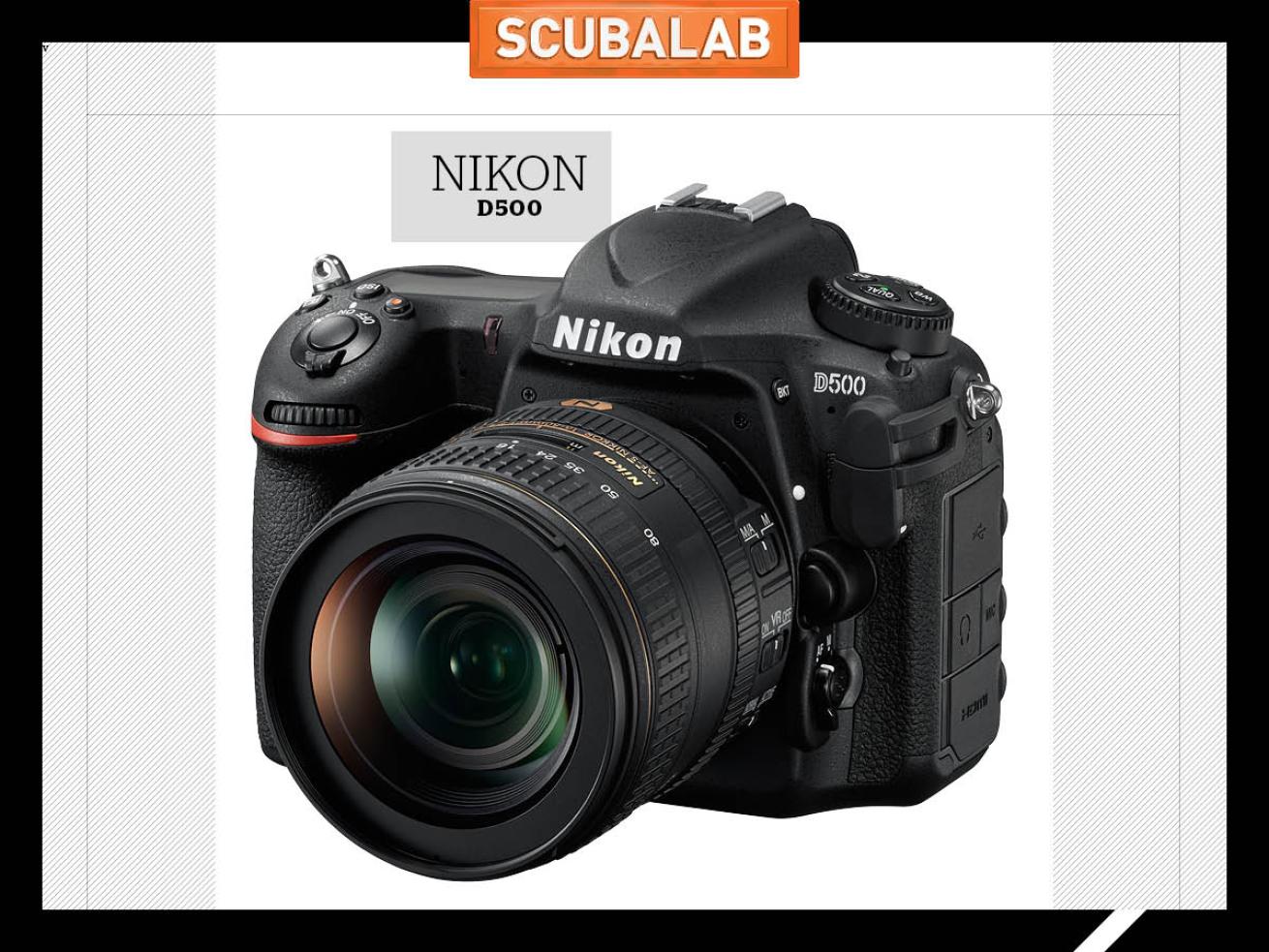 Nikon D500 camera for underwater photography