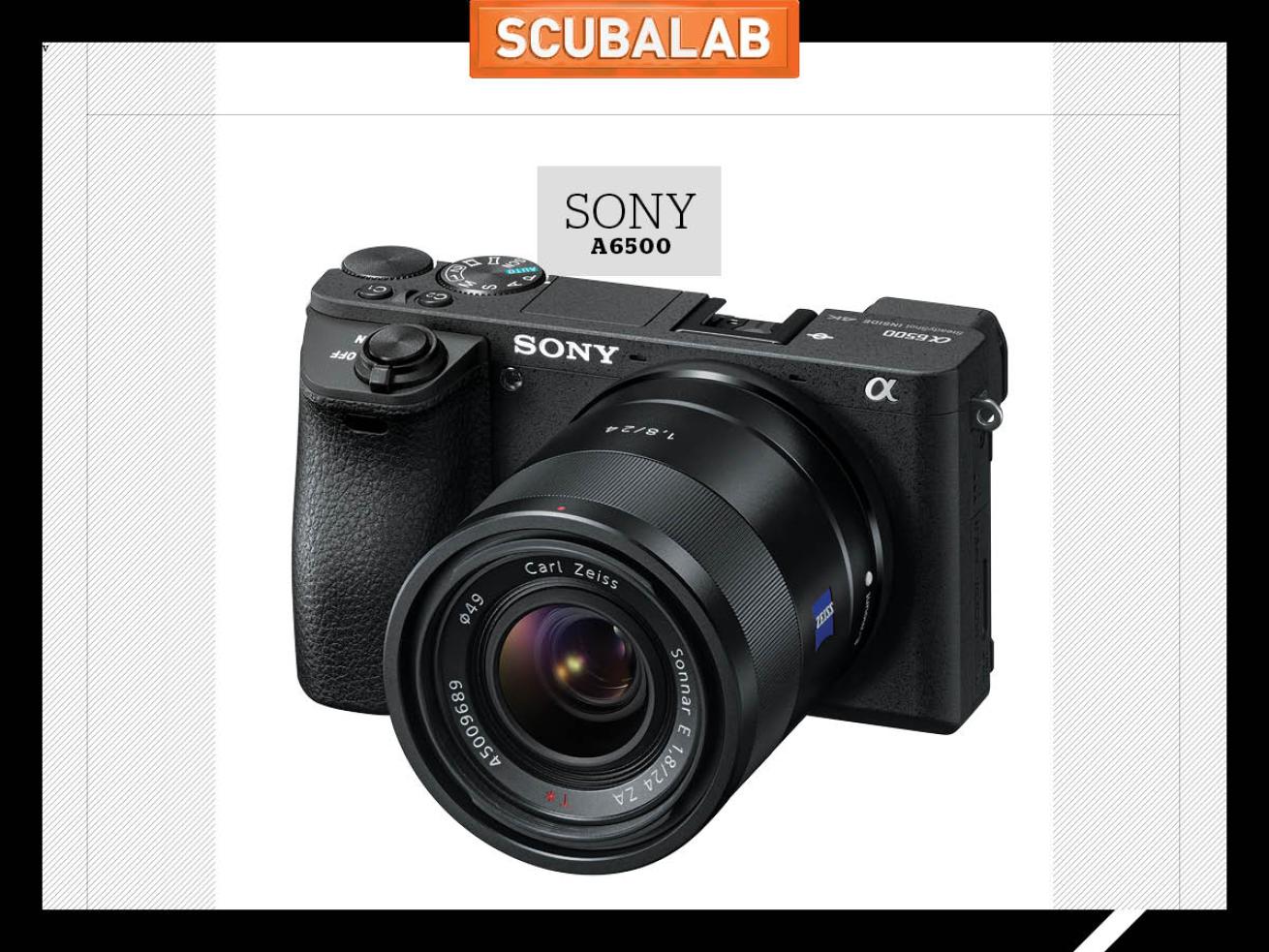 Sony A6500 camera for underwater photography