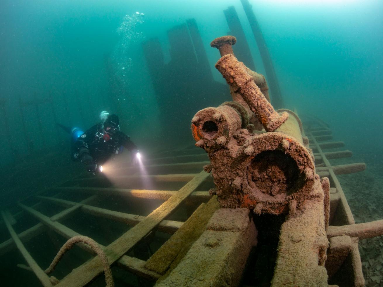 Gertrude Shipwreck in Alberta Canada