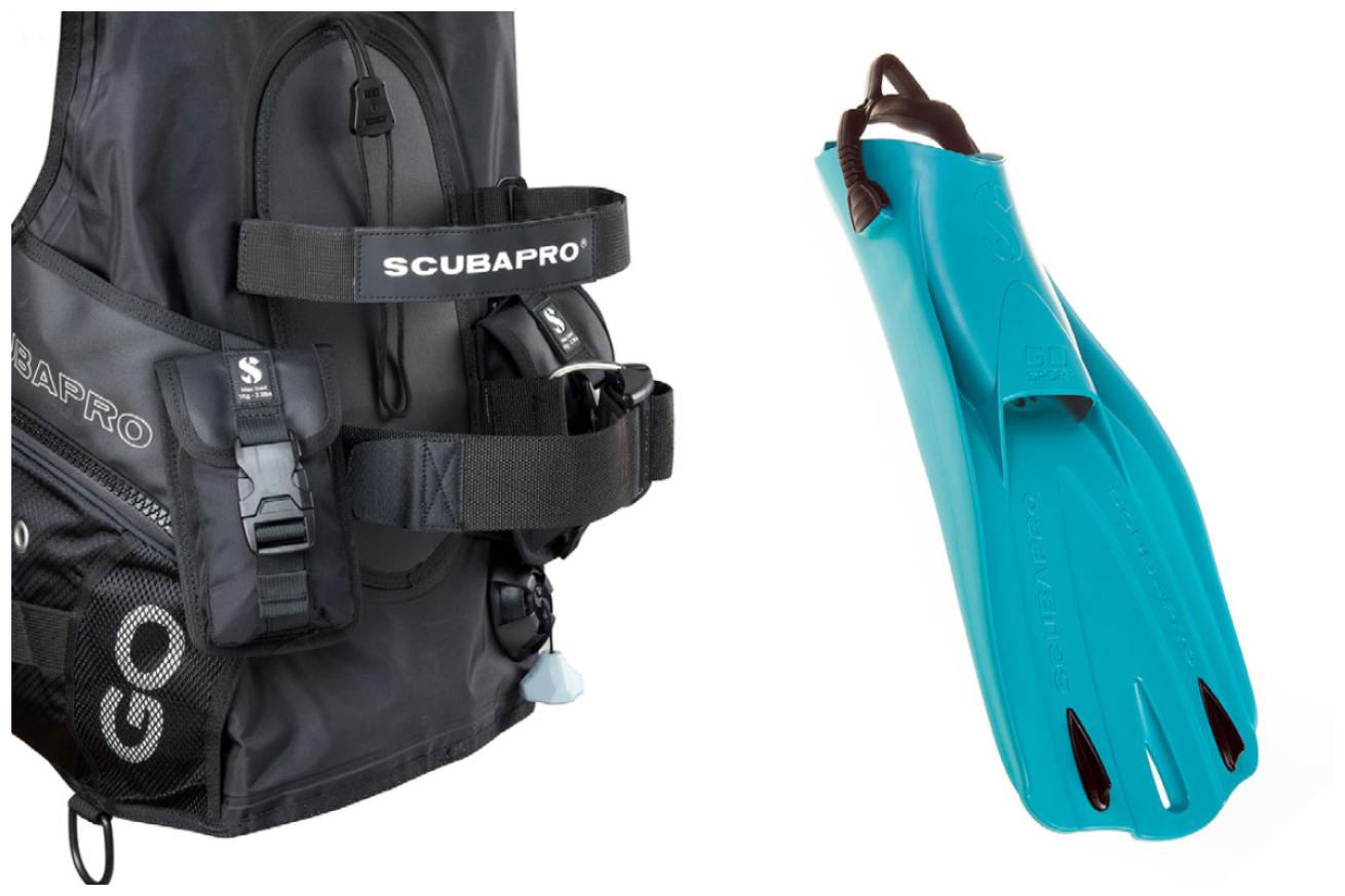 Scubapro Go Sport Fins and BCD