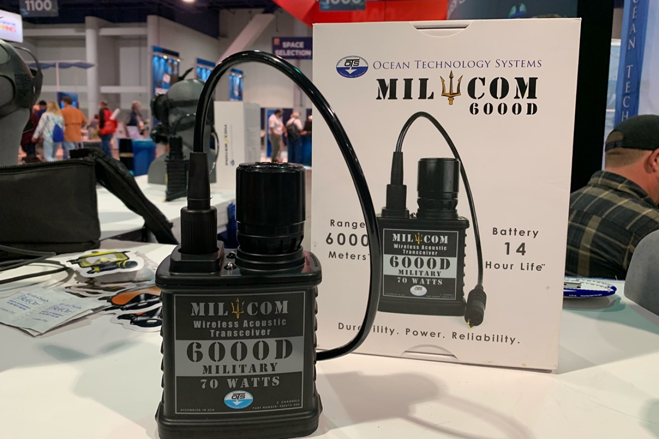 OTS new underwater communication device MilCom 6000D