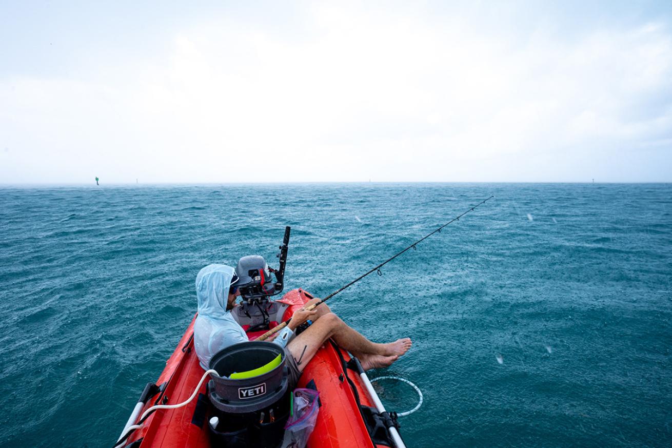 Kayak fishing