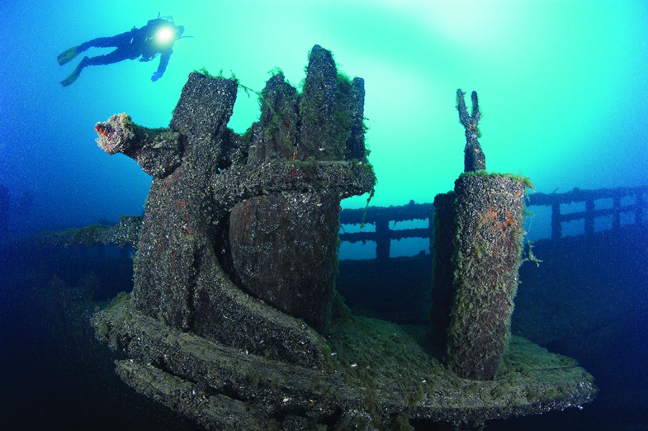scuba diving the great lakes 