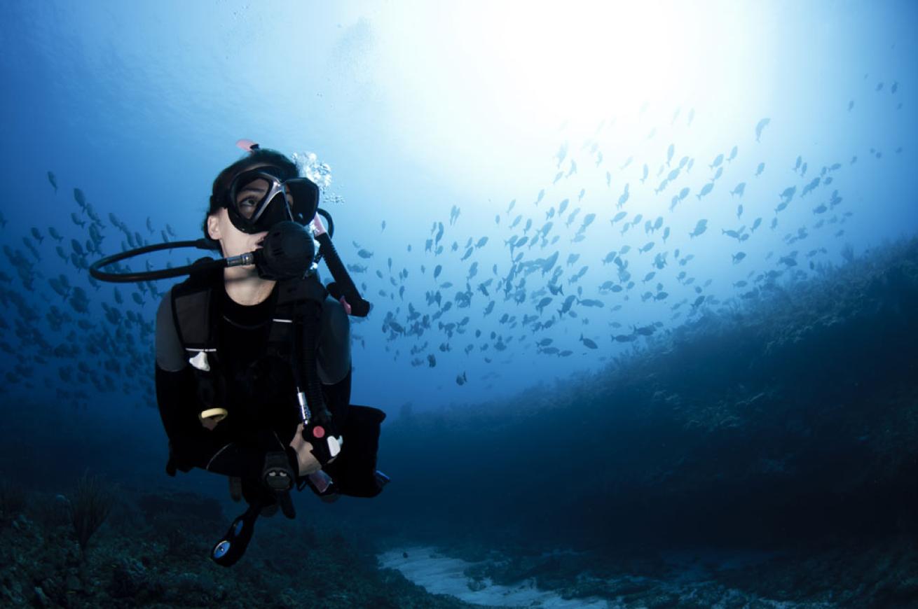 scuba diving buoyancy trim