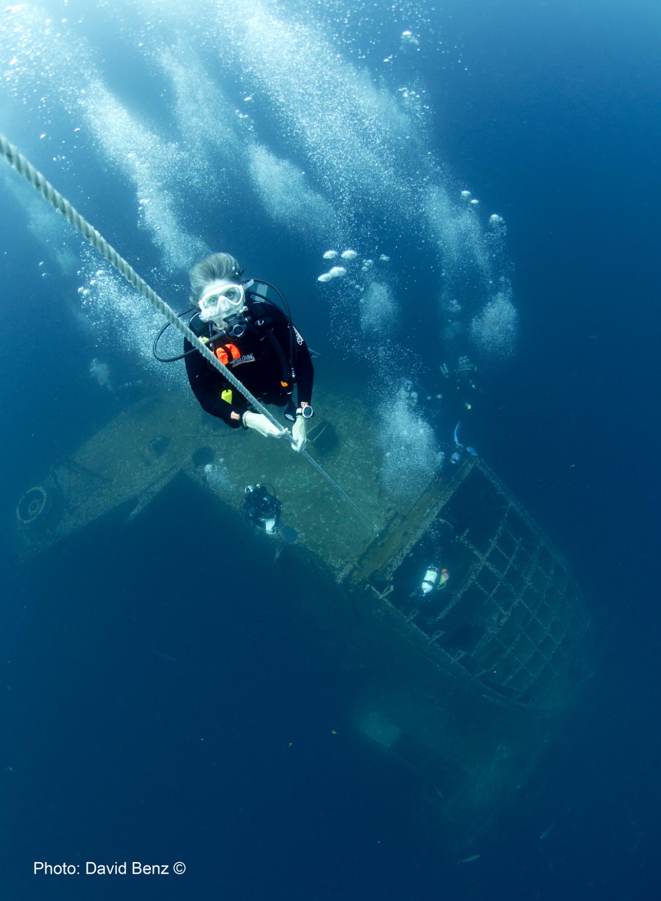 Underwater Photo Oriskany Shipwreck Florida