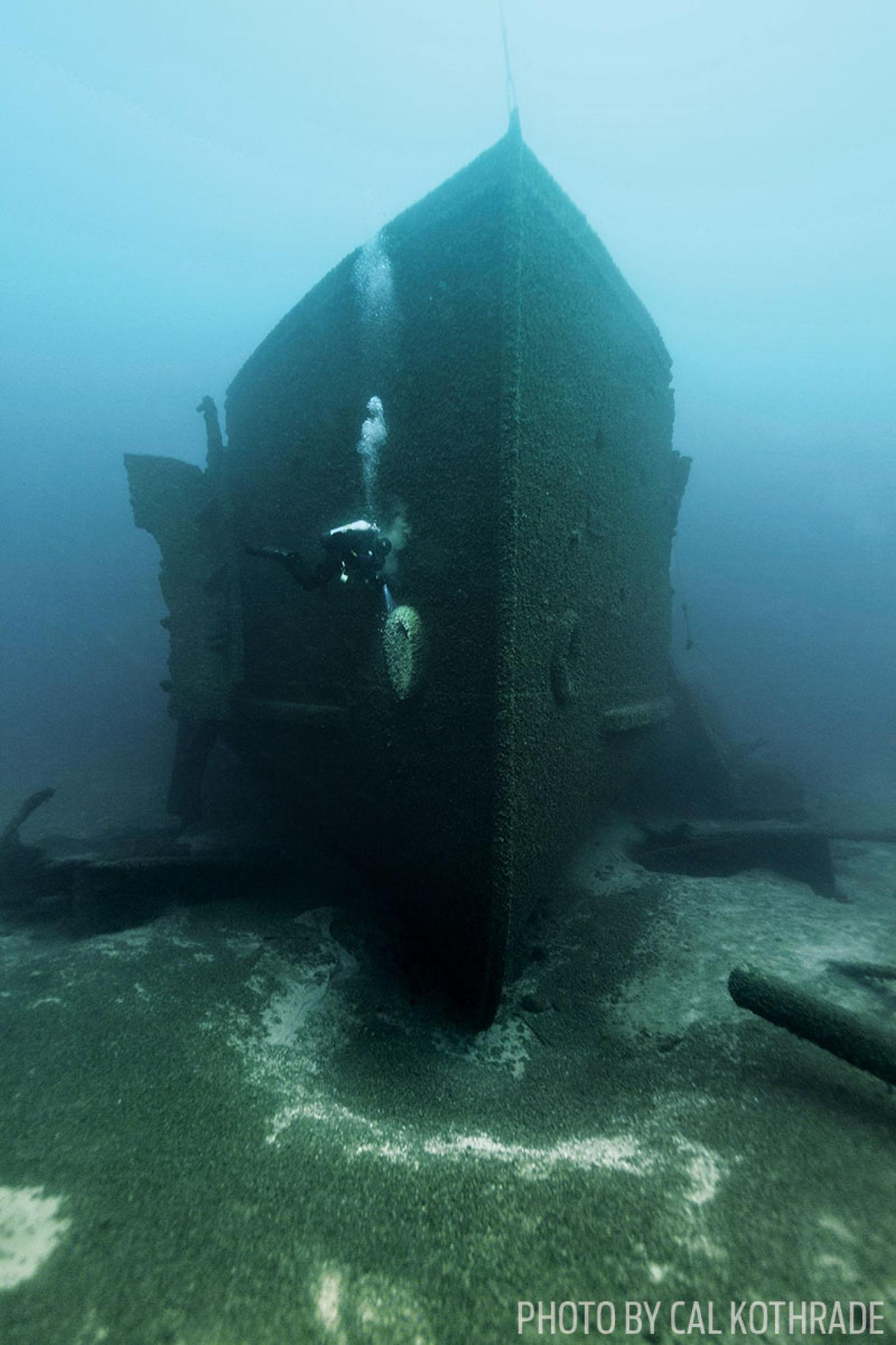 SS Milwaukee shipwreck Great Lakes scuba diving