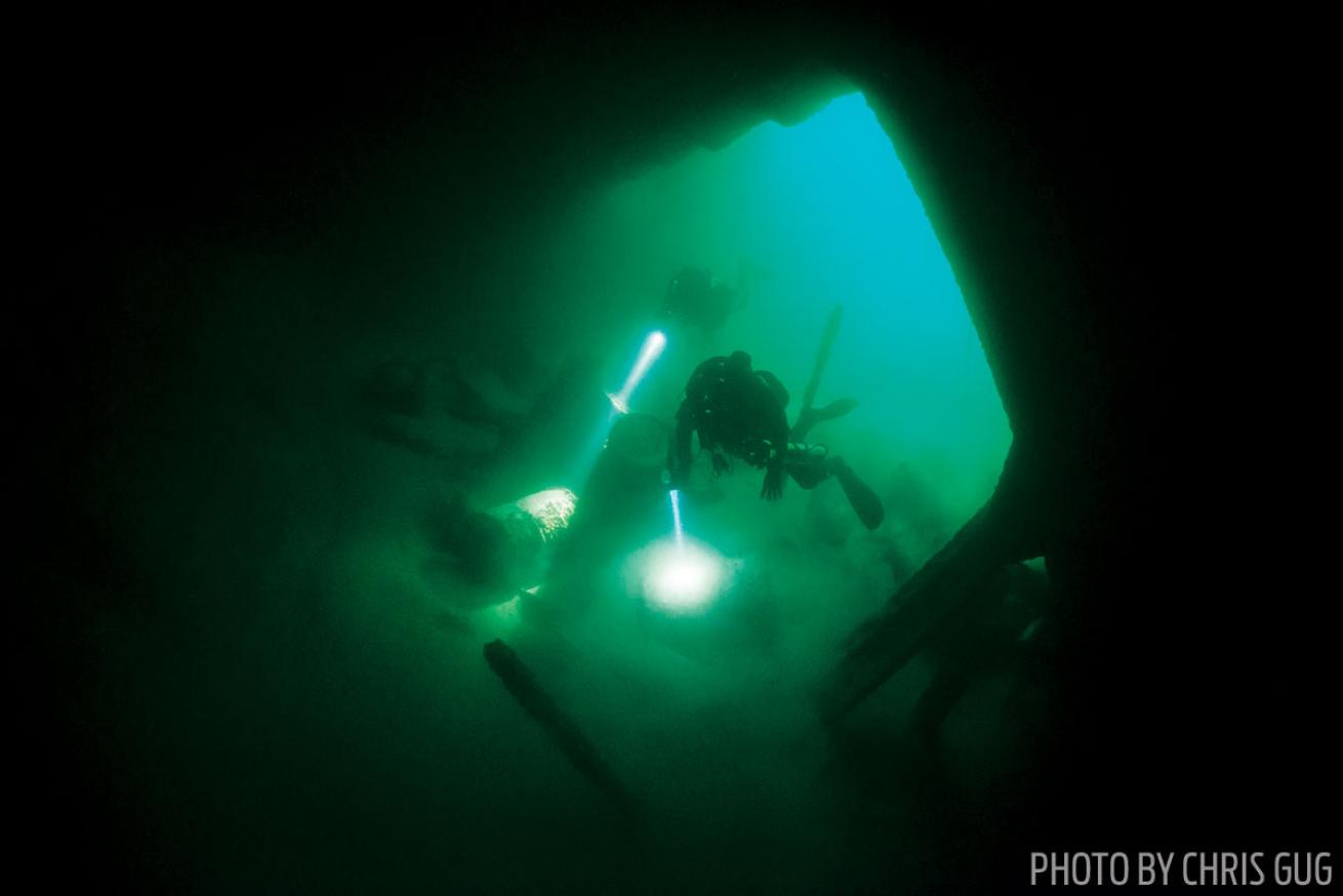 Prins Willem V shipwreck Great Lakes scuba diving