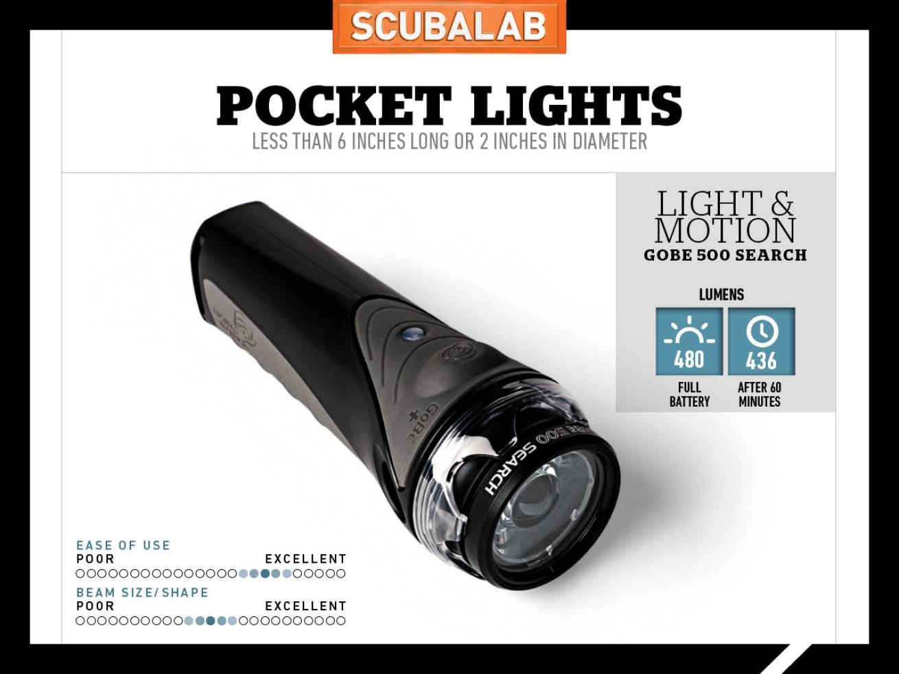 Light and Motion GoBe 500 Search Dive Light Reviewed by ScubaLab