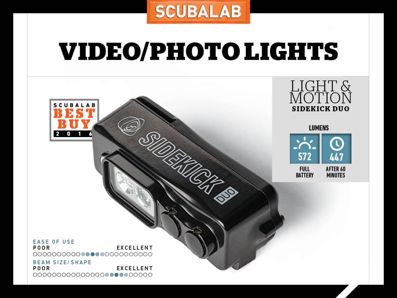 Light and Motion Scuba Diving Video Light Reviewed by ScubaLab