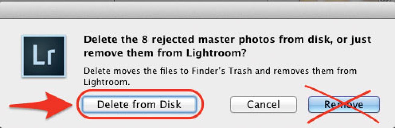 Adobe Lightroom Tutorial: Deleting Rejected Photos
