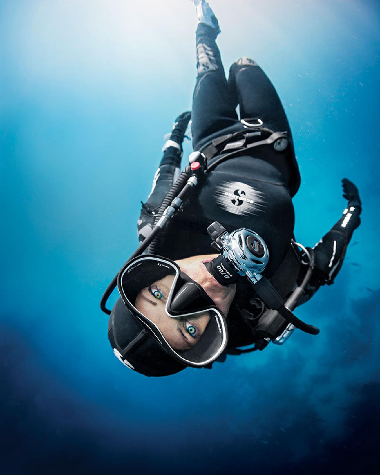 Julie Anderson Shark Saver Underwater Photo