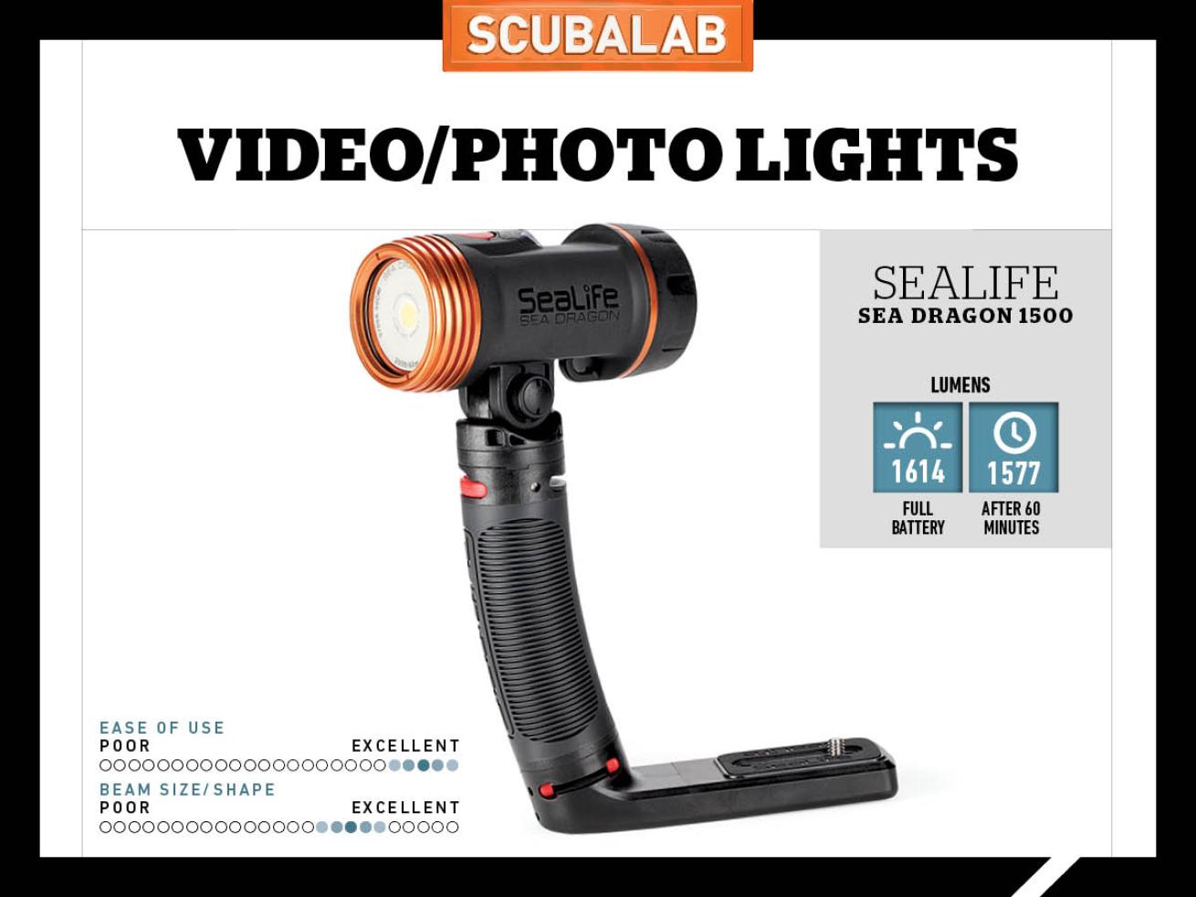 SeaLife Sea Dragon 1500 Video Light Reviewed by ScubaLab