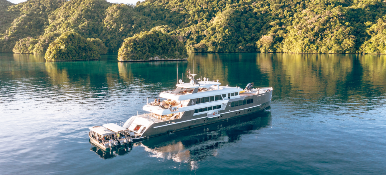 A boat on the water
