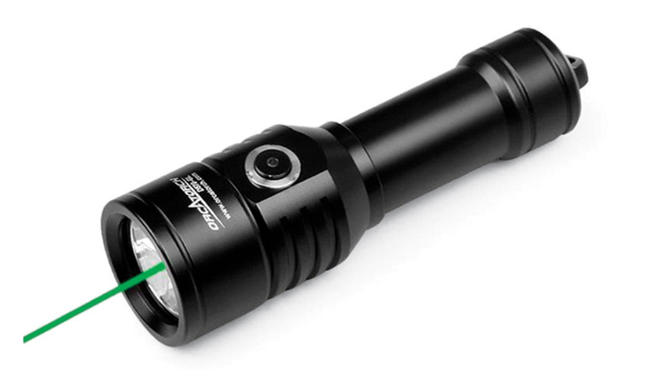 Integrated laser pointer provides pinpoint accuracy up to 1,000 meters.