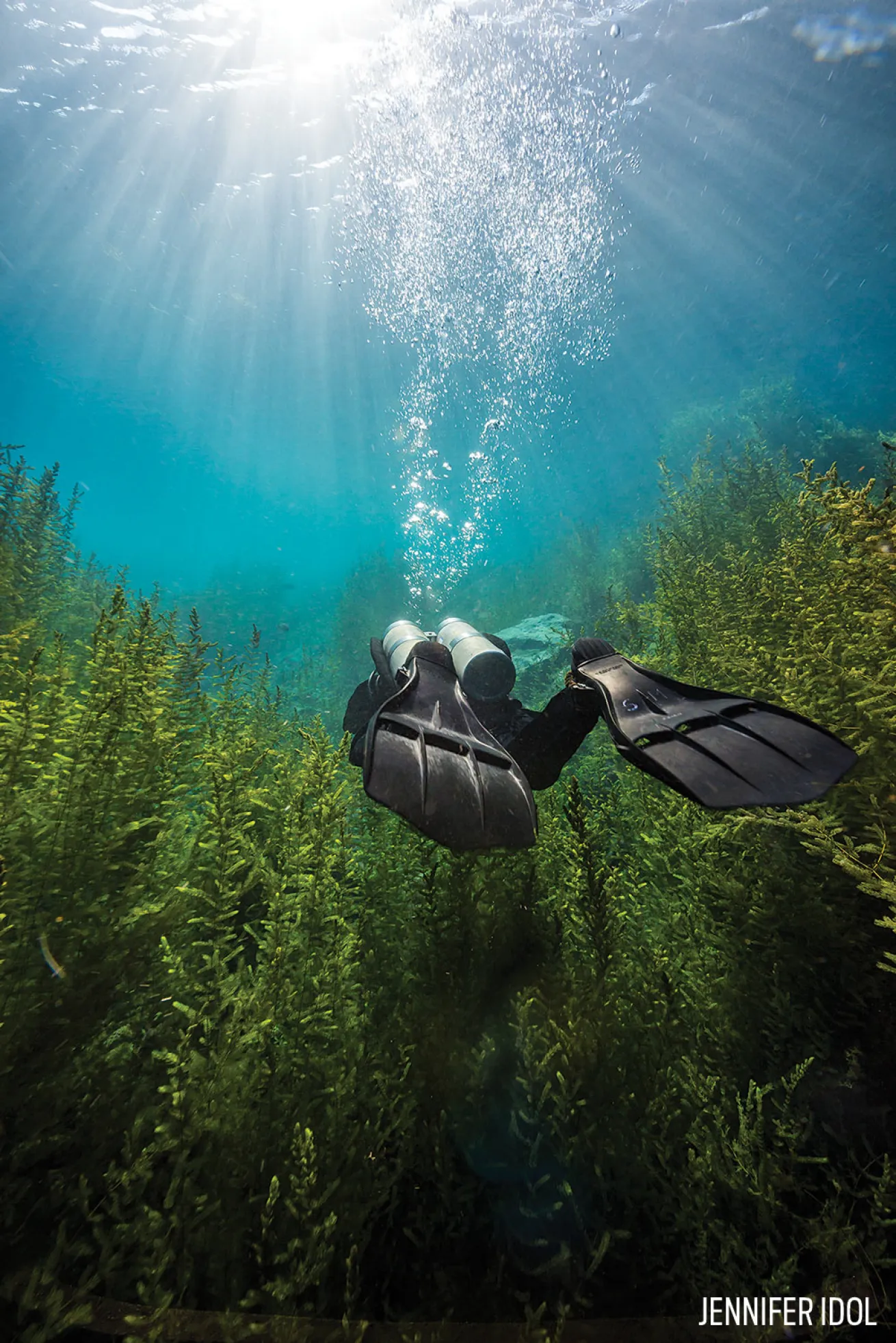 Scuba Diving in Texas Lake