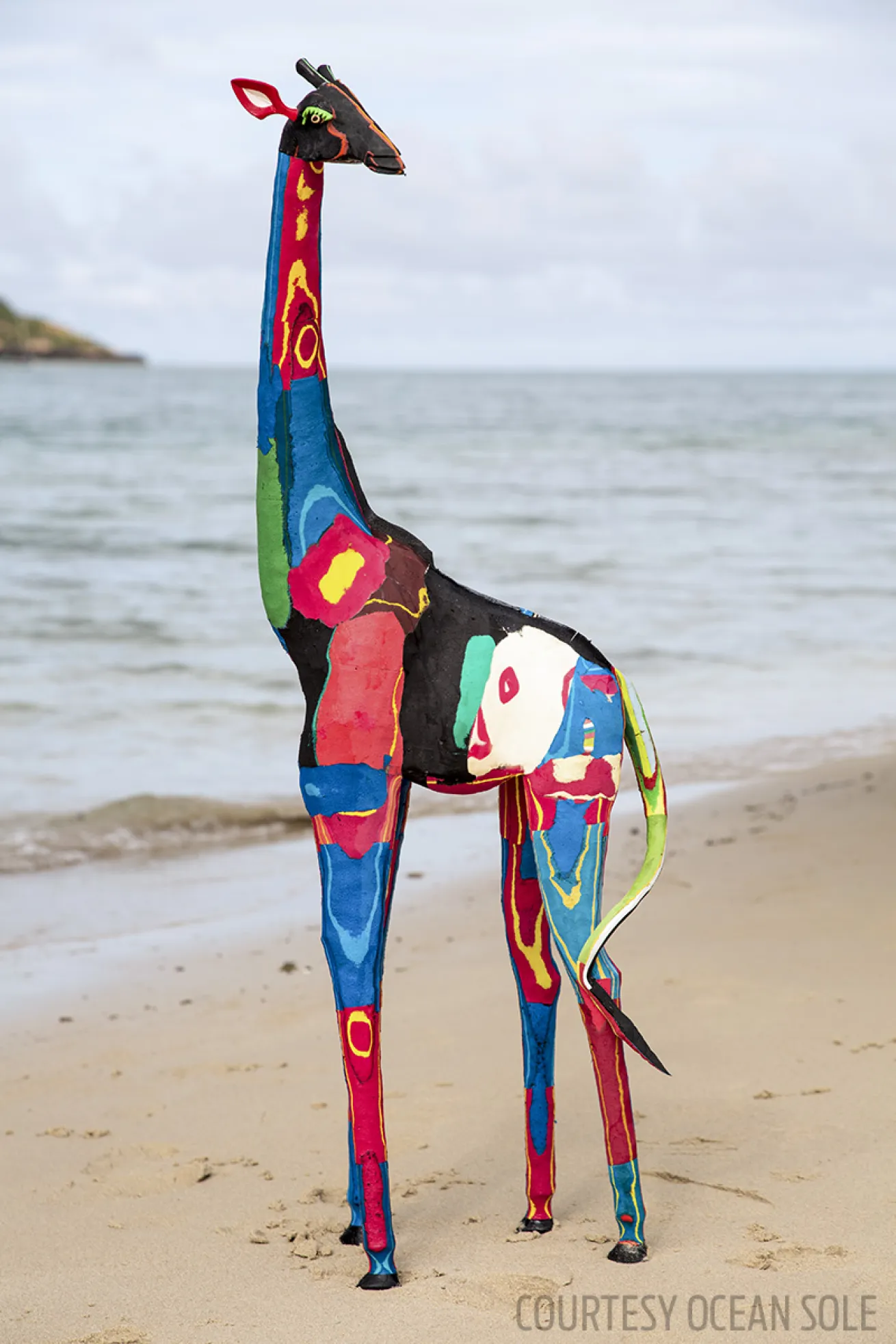 ocean sole flip-flop art