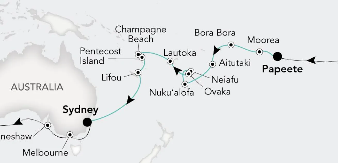 silversea cruises world route