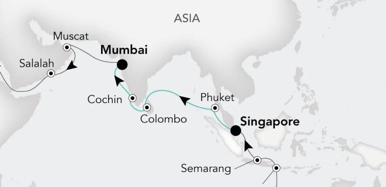 silversea world cruise itinerary