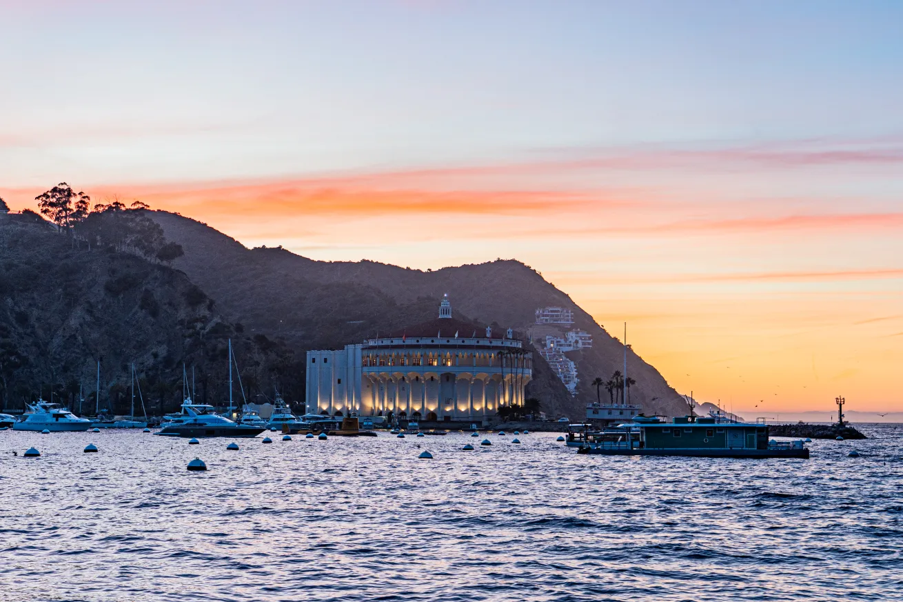 Casino Point Dive Park at Dusk