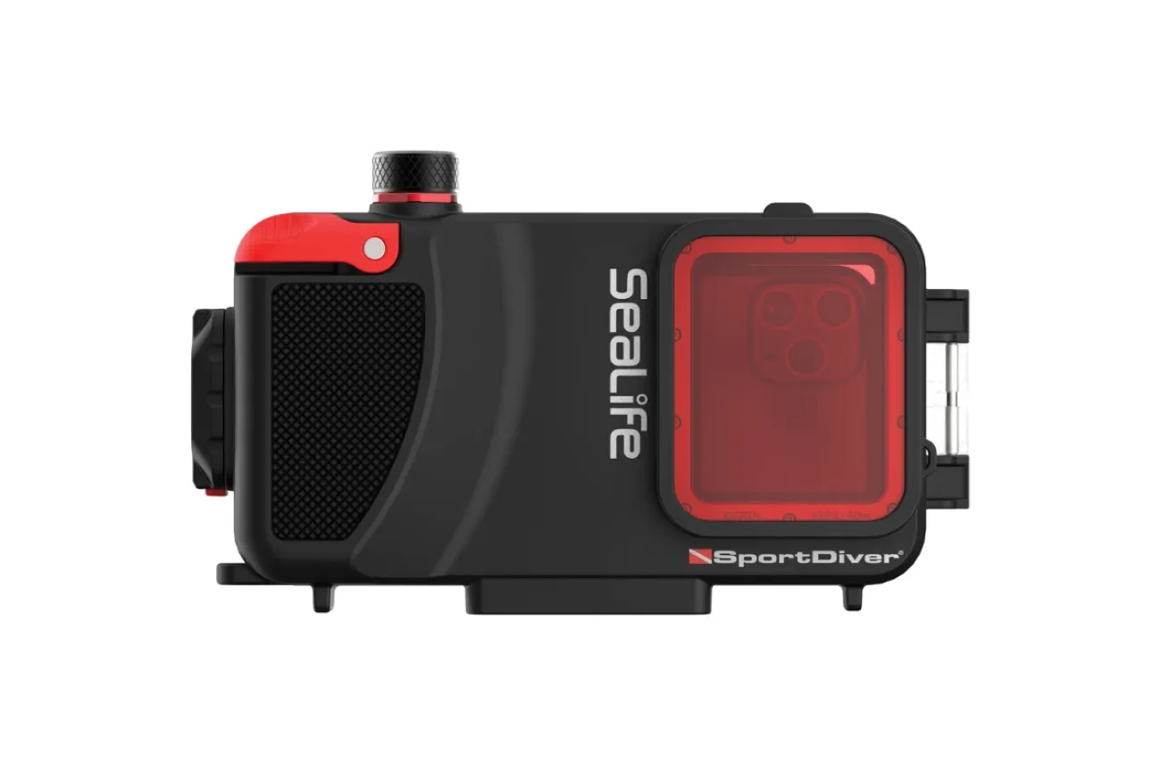 SeaLife SportDiver underwater smartphone housing with vacuum seal and mounts
