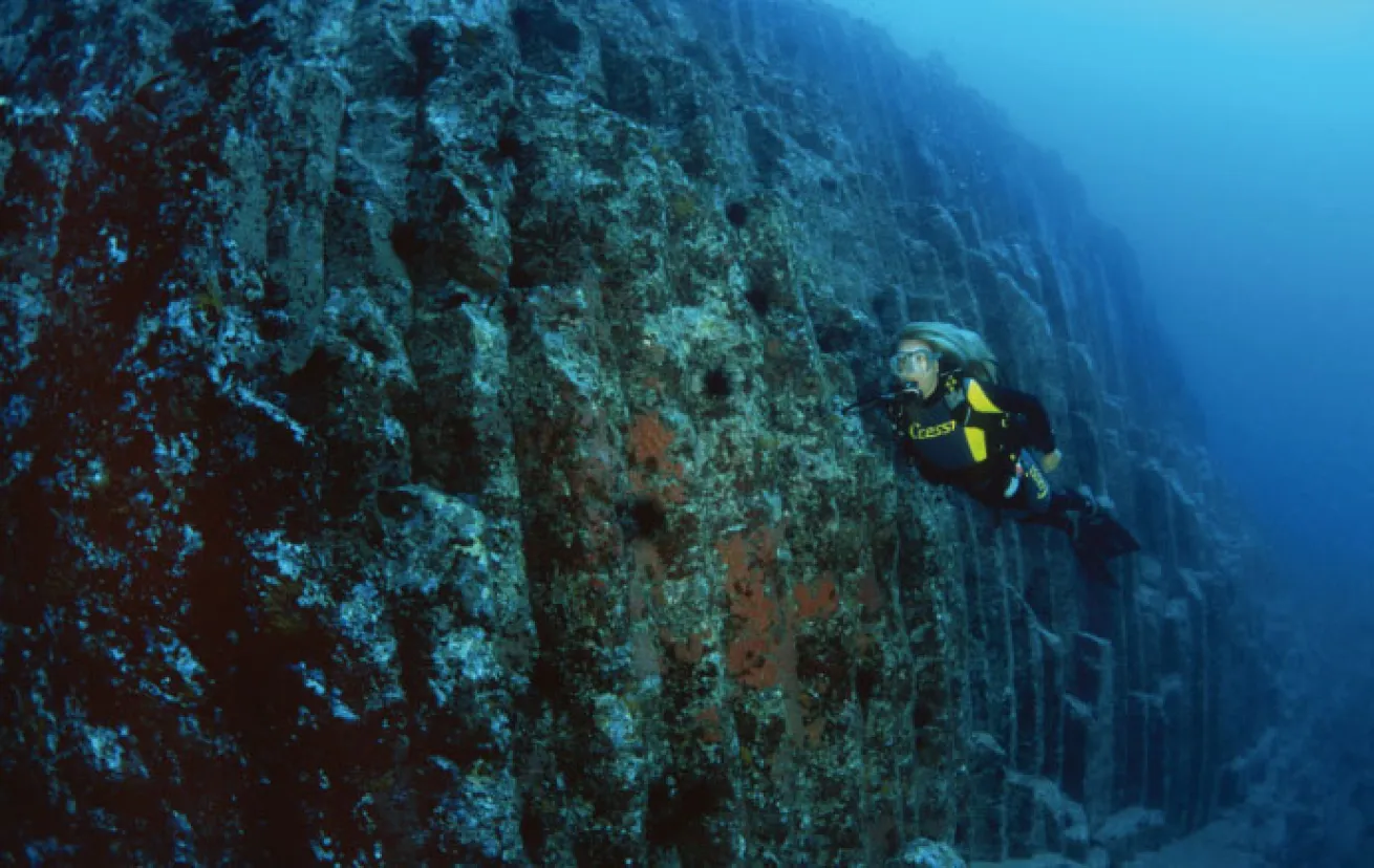 diver underwater