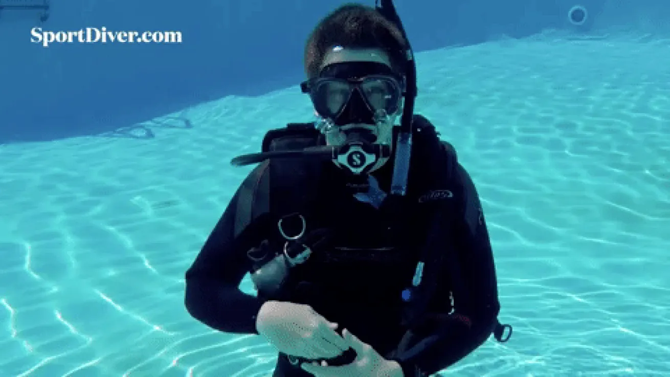 scuba hand signals funny