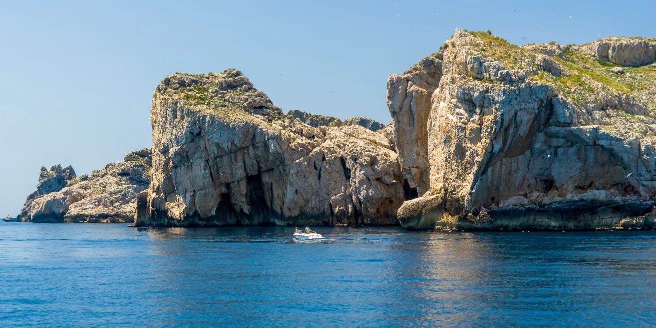 Natural Reserve of Illes Medes near L'Estartit (Spain)