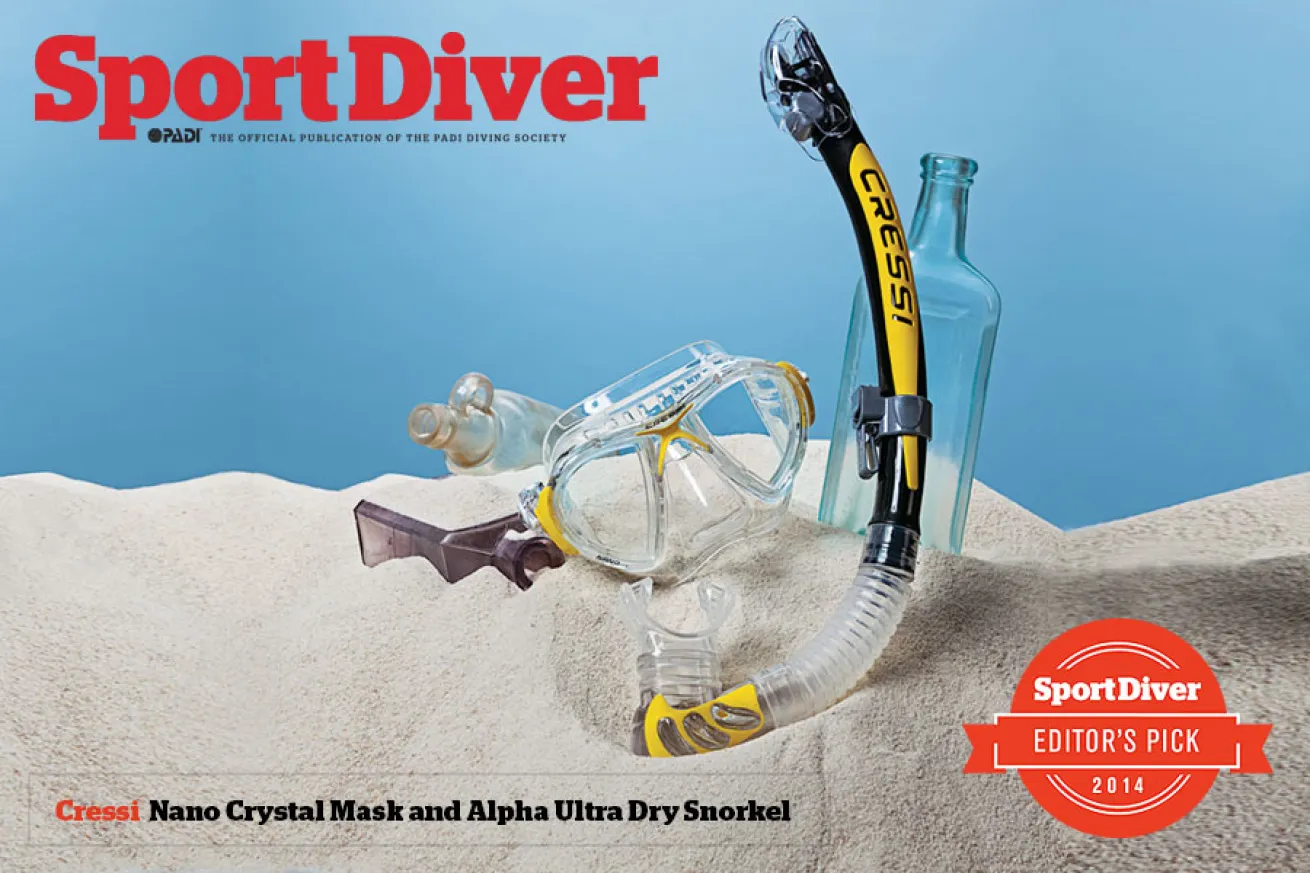 Cressi - Nano Crystal Mask and Ultra Dry Snorkel