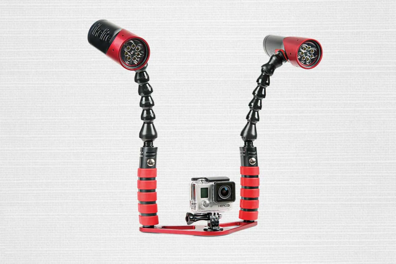 **IKELITE VEGA DUAL LIGHTING KIT FOR GOPRO**  