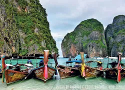 Thailand travel longtail boats