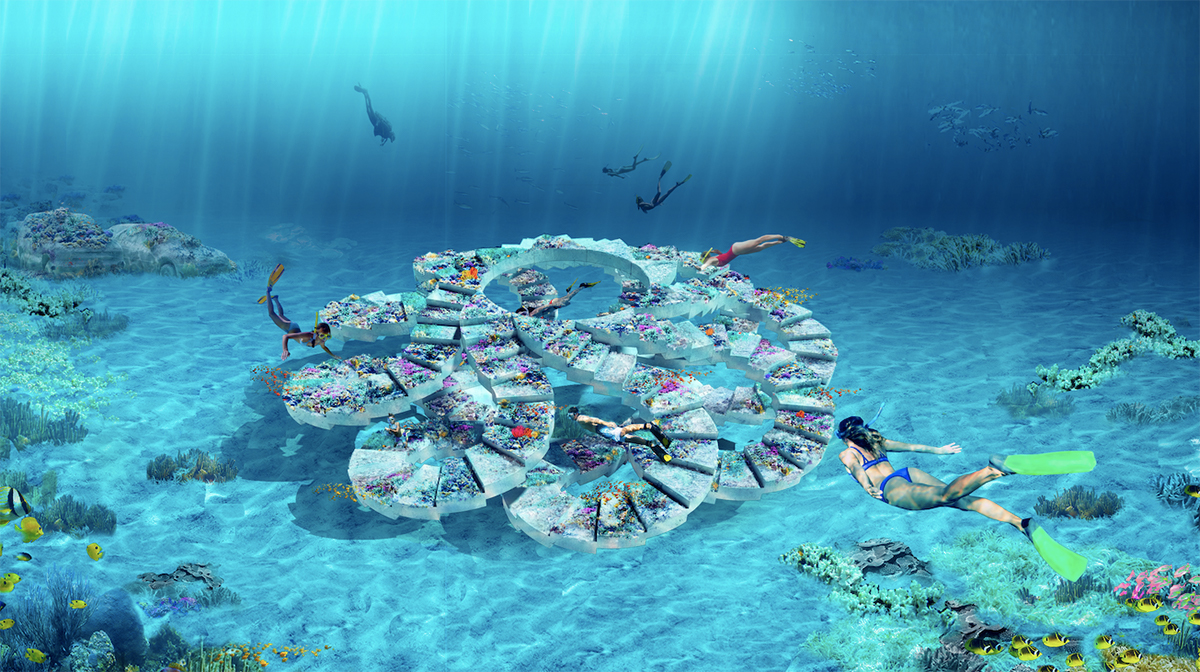 ReefLine installation artistic rendering