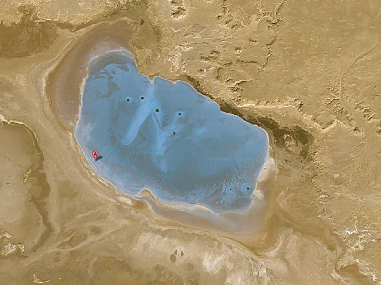 Google Earth View of Siwa Oasis